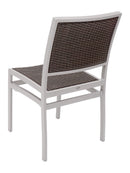 Florida Seating Aluminum Side Chair with Textile Back and Seat - AL-5625