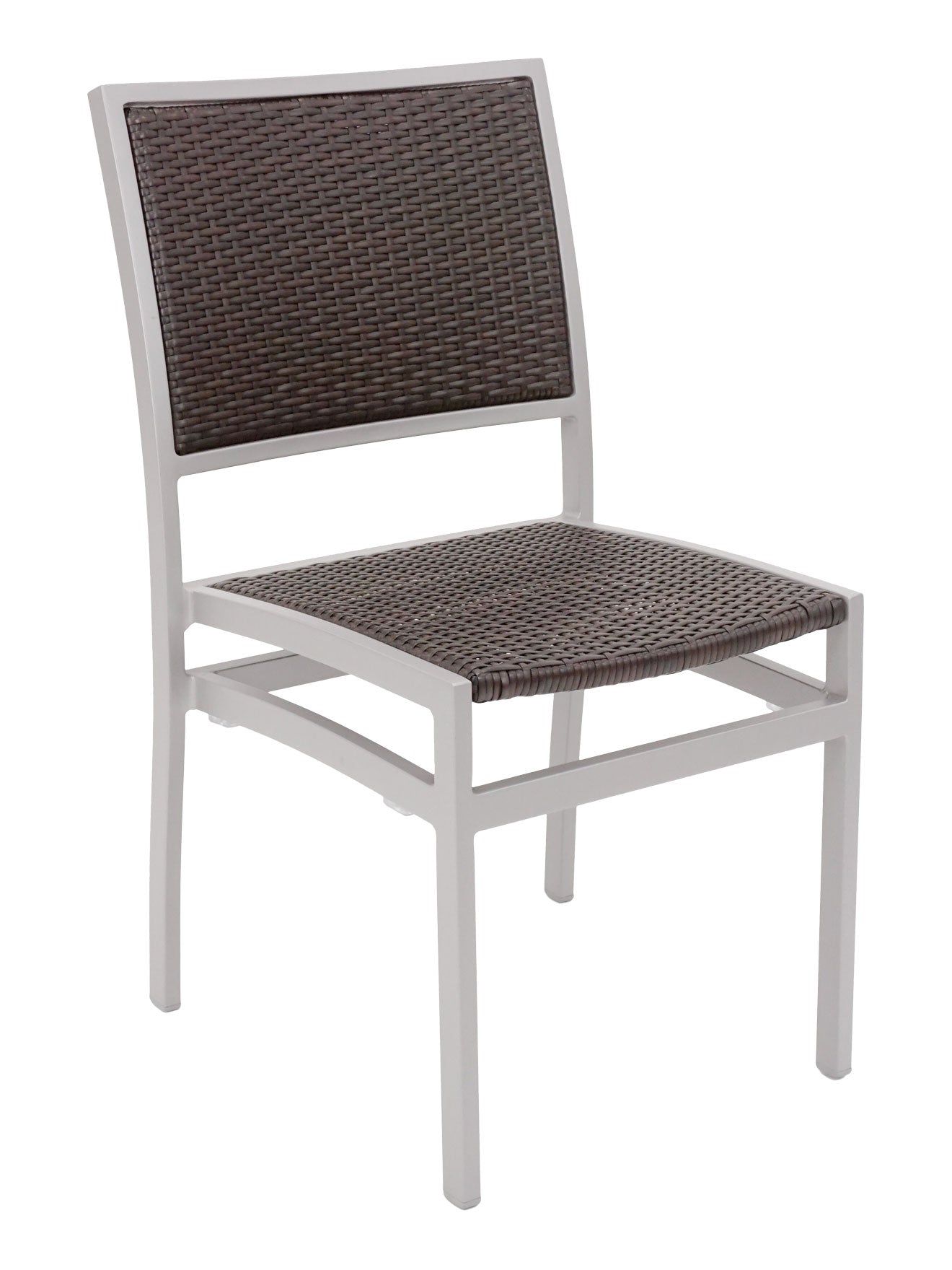 Florida Seating Aluminum Side Chair with Textile Back and Seat - AL-5625