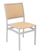 Florida Seating Aluminum Side Chair with Textile Back and Seat - AL-5625