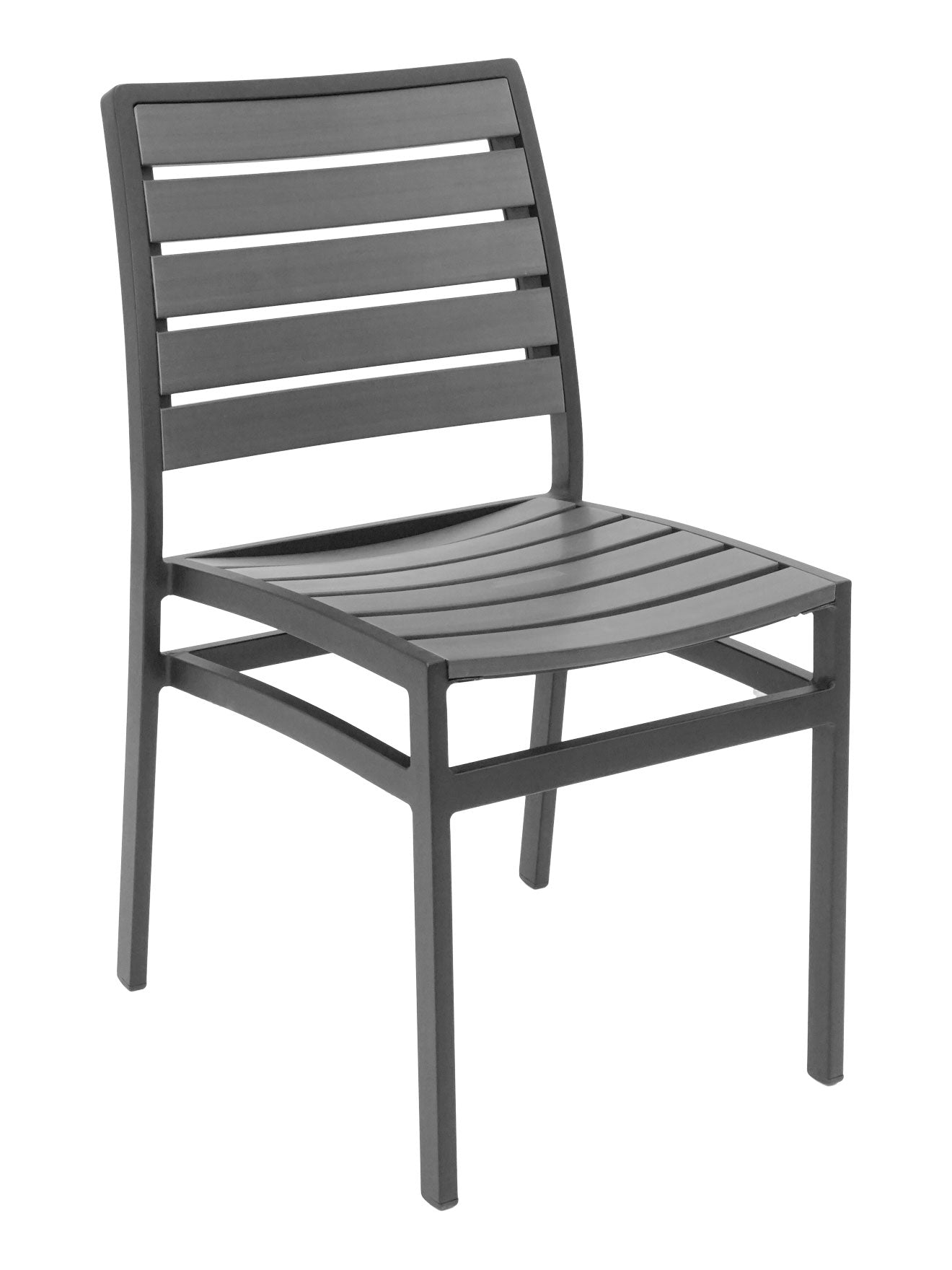 Florida Seating Powder Coating Aluminum Side Chair with Textile Back and Seat - AL-5700S