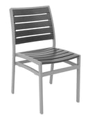 Florida Seating Powder Coating Aluminum Side Chair with Textile Back and Seat - AL-5700S