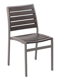 Florida Seating Powder Coating Aluminum Side Chair with Textile Back and Seat - AL-5700S