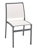 Florida Seating Powder Coating Aluminum Side Chair with Textile Back and Seat - AL-5724S