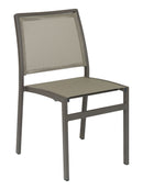 Florida Seating Powder Coating Aluminum Side Chair with Textile Back and Seat - AL-5724S