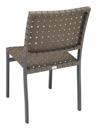 Florida Seating Powder Coating Aluminum Side Chair with Mesh Belt Seat and Back - AL-5800S