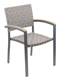 Florida Seating Aluminum Arm Chair with Mesh Belt Seat And Back - AL-5800A