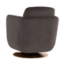 Sunpan Gilley Swivel Lounge Chair - Bergen Navy / Meg Ash