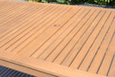 International Home Miami Amazonia 7-Piece Rectangular Patio Dining Set | Teak Finish | Ideal for Outdoors and Indoors