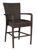 Woodard Et Cetera Padded Counter Stool with Arms
