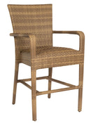 Woodard Et Cetera Padded Counter Stool with Arms