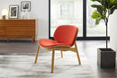 Greenington Danica Lounge Chair, Wheat-Grey / Wheat-Red