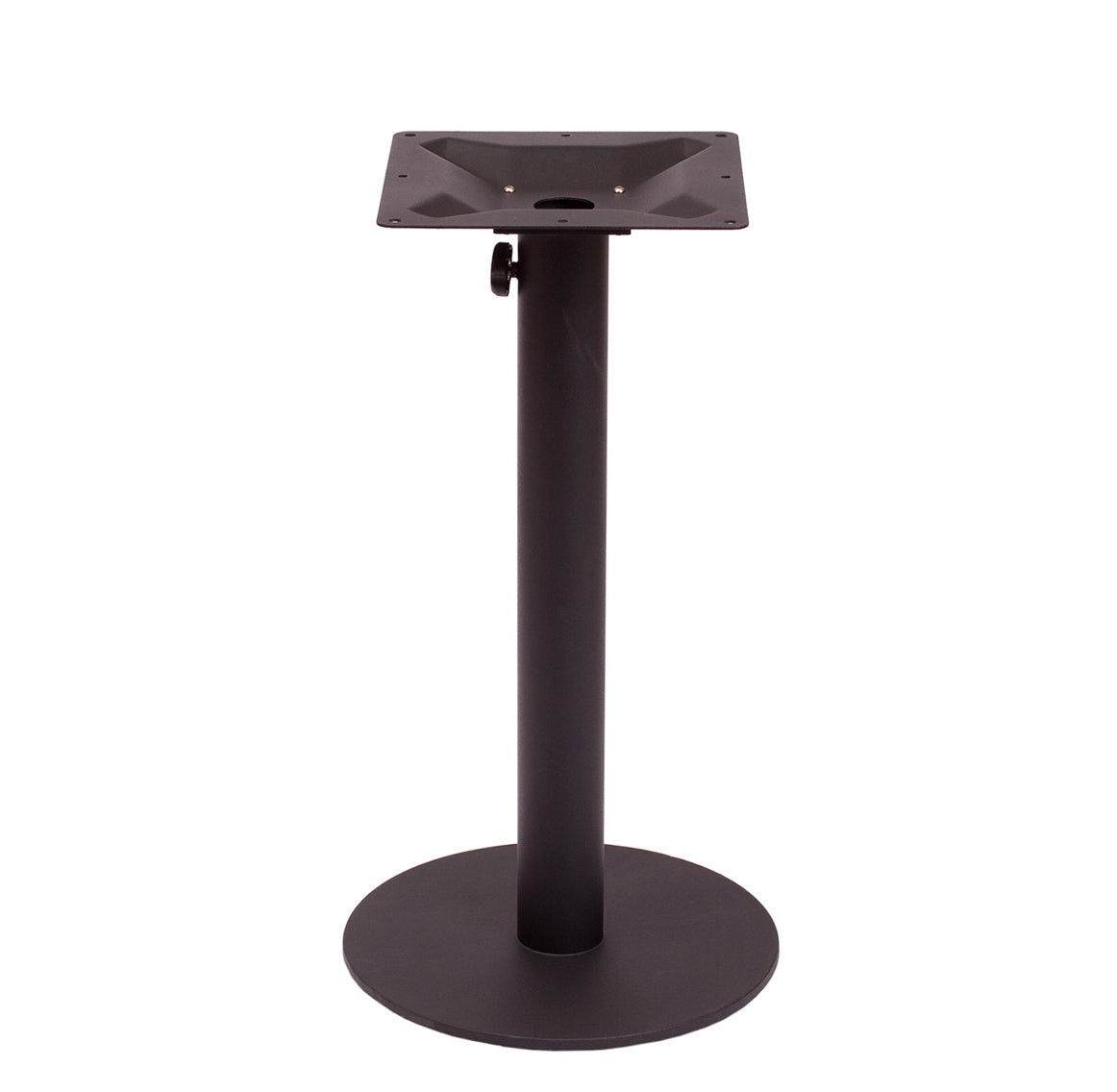 BFM Seating Margate 16" Round Base - Zinc Plated Cast Iron Bottom