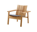 Cane-Line Amaze Lounge Chair Stackable Teak