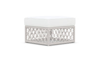 Azzurro Living Amelia Ottoman With Polar/Moon Cushion