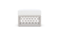 Azzurro Living Amelia Ottoman With Polar/Moon Cushion