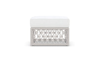 Azzurro Living Amelia Ottoman With Polar/Moon Cushion