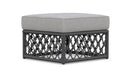 Azzurro Living Amelia Ottoman With Polar/Moon Cushion
