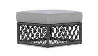 Azzurro Living Amelia Ottoman With Polar/Moon Cushion