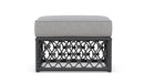 Azzurro Living Amelia Ottoman With Polar/Moon Cushion