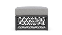 Azzurro Living Amelia Ottoman With Polar/Moon Cushion