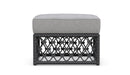 Azzurro Living Amelia Ottoman With Polar/Moon Cushion