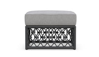 Azzurro Living Amelia Ottoman With Polar/Moon Cushion