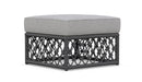 Azzurro Living Amelia Ottoman With Polar/Moon Cushion