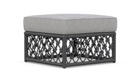 Azzurro Living Amelia Ottoman With Polar/Moon Cushion