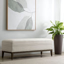 Sunpan Priscilla Bench - Linoso Ivory