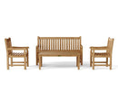 Anderson Teak Classic 3-Seater 4-Pieces Conversation Set