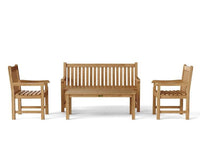 Anderson Teak Classic 3-Seater 4-Pieces Conversation Set