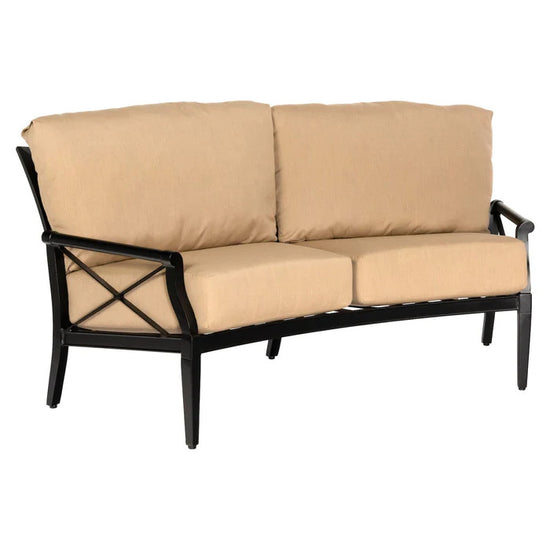 Woodard Andover Crescent Love Seat