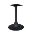 BFM Seating Niles Base 20" Round - Dining/Bar Height - Sand Black Finish