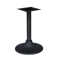 BFM Seating Niles Base 20" Round - Dining/Bar Height - Sand Black Finish