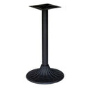 BFM Seating Niles Base 20" Round - Dining/Bar Height - Sand Black Finish