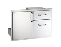 American Outdoor Grill Door with Double Drawer