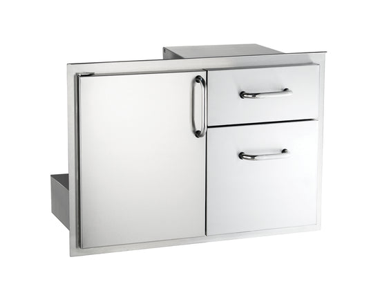 American Outdoor Grill Door with Double Drawer
