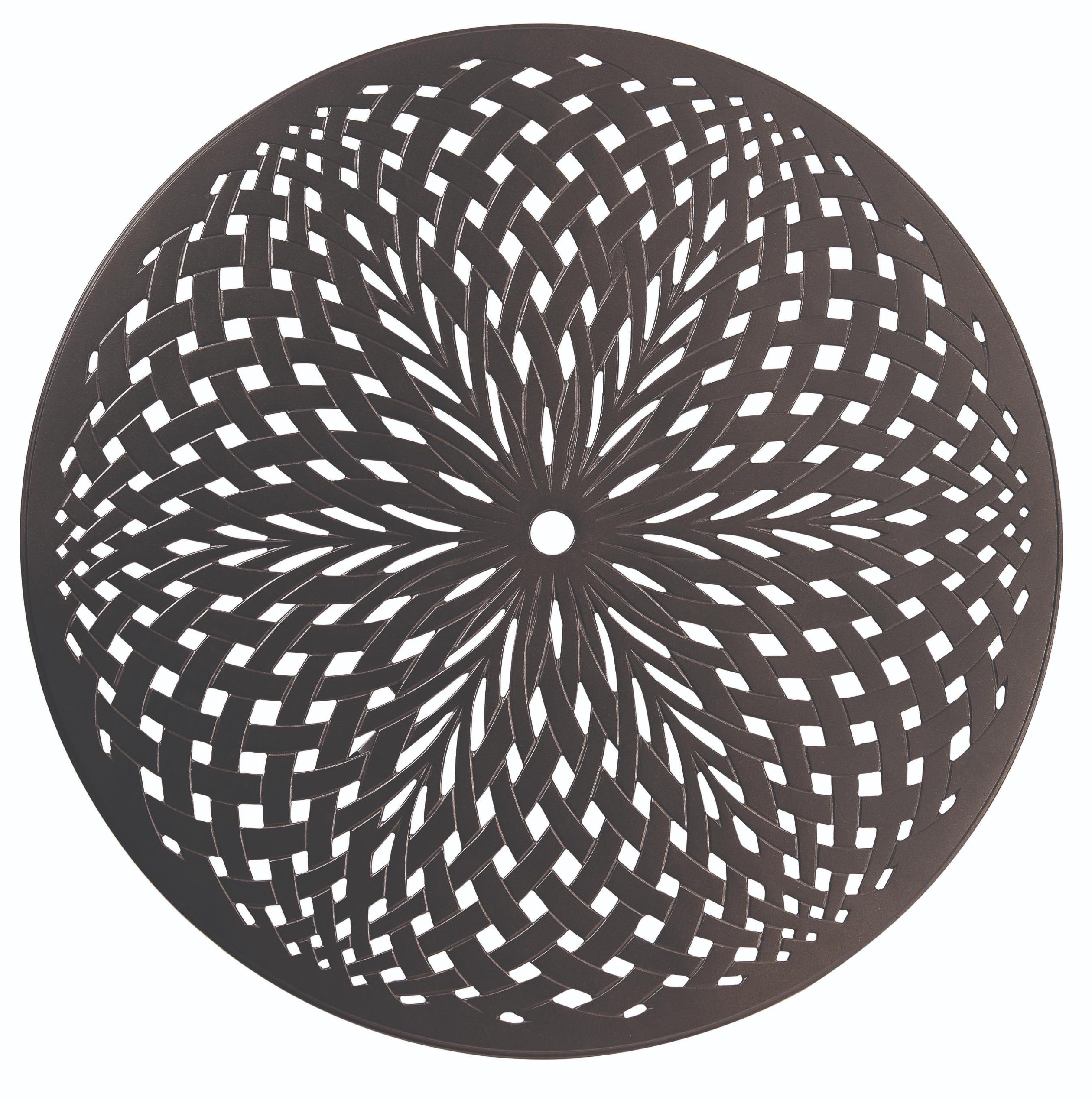 Woodard Apollo Round Umbrella Dining Table