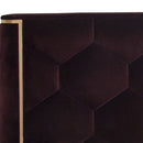 Sunpan Viola Bed King - Glotto Cabernet