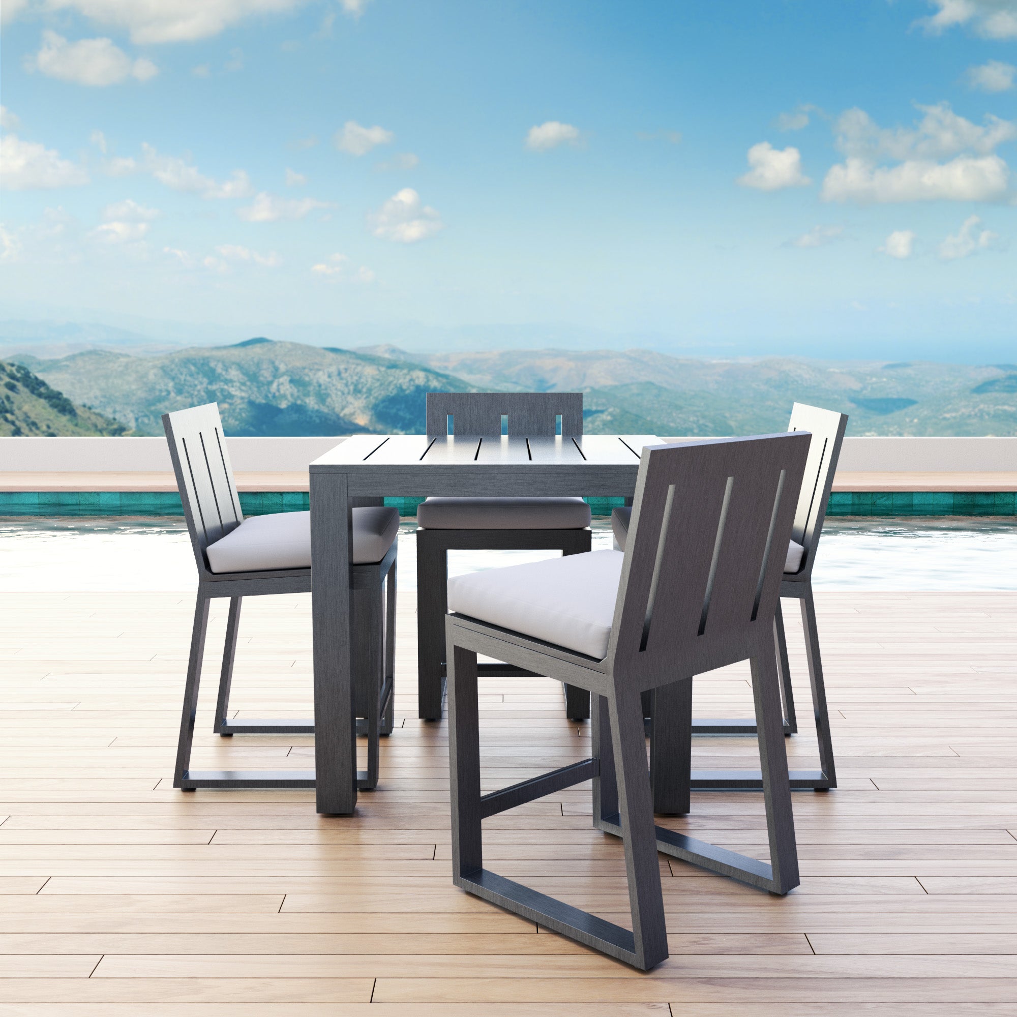 Sunset West Redondo Barstool with Cushion