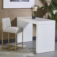 Sunpan Joyce Counter Stool Casablanca Stratus / Cube Black