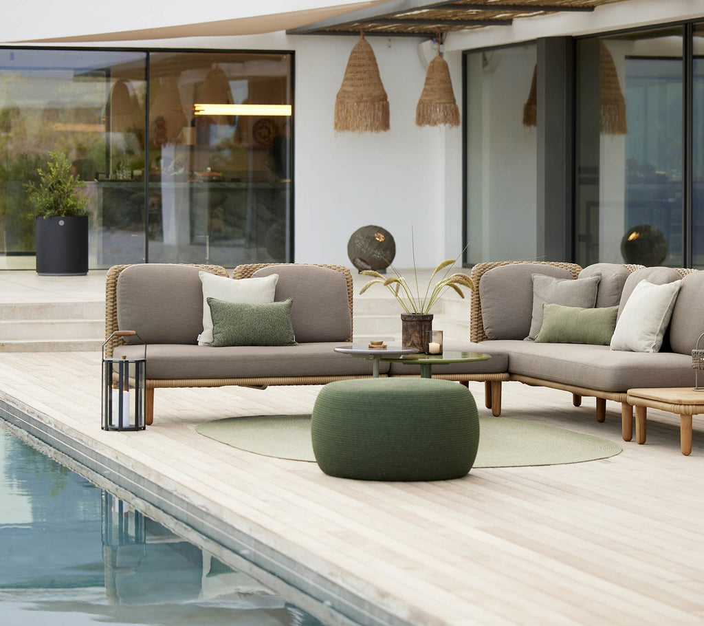 Cane-Line Arch 2-Seater Sofa Module Natural / Taupe