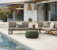 Cane-Line Arch 2-Seater Sofa Module Natural / Taupe