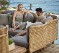 Cane-Line Arch 3-Seater Sofa Module Natural / Taupe