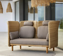 Cane-Line Arch 2-Seater Sofa Module Natural / Taupe
