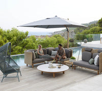 Cane-Line Arch 2-Seater Sofa Module Natural / Taupe
