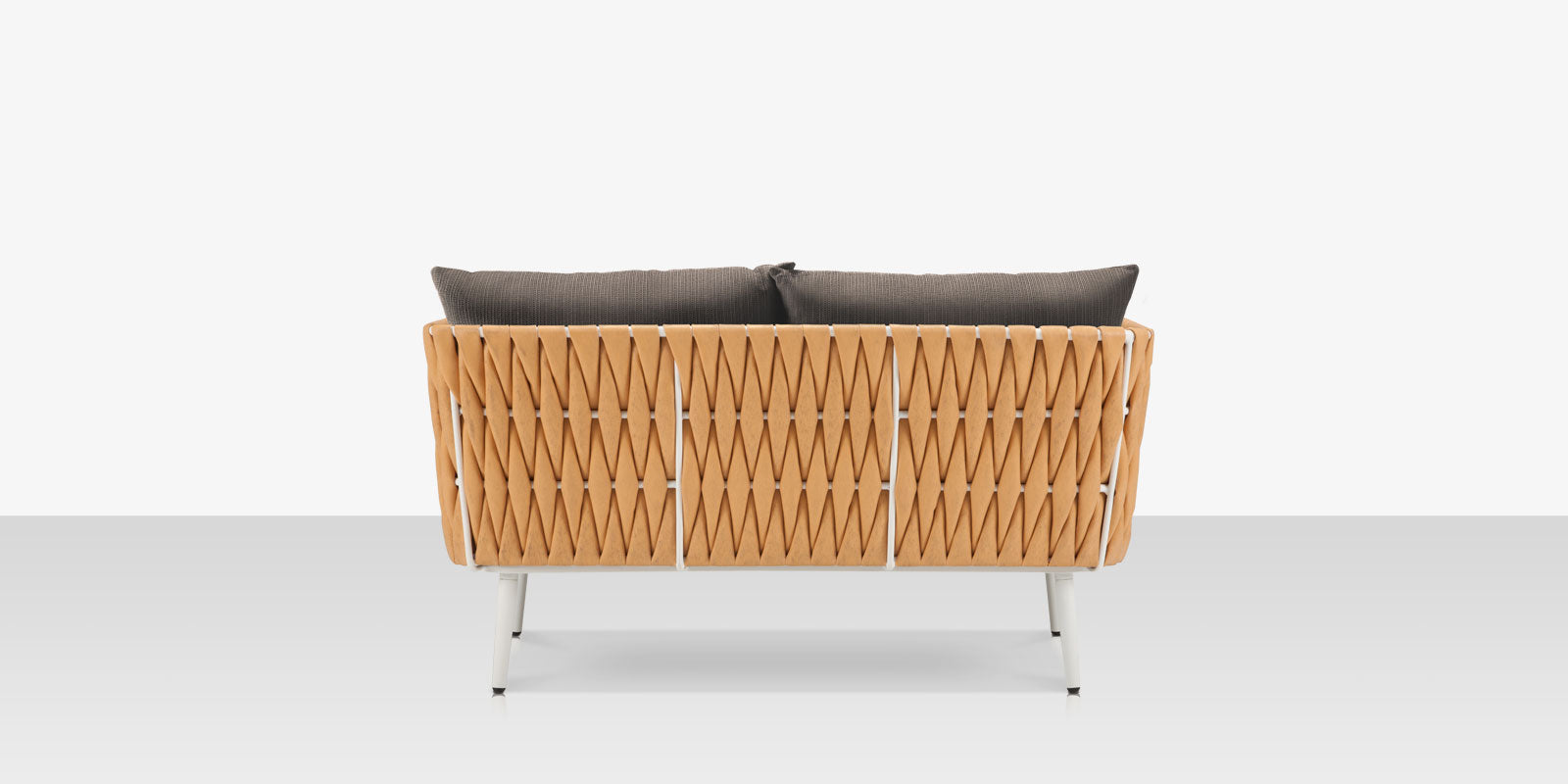 DecoScapes Aria 57" Aluminum Frame Loveseat