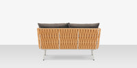 DecoScapes Aria 57" Aluminum Frame Loveseat