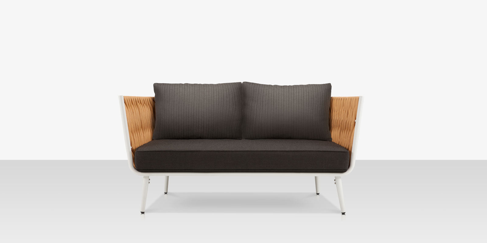 DecoScapes Aria 57" Aluminum Frame Loveseat