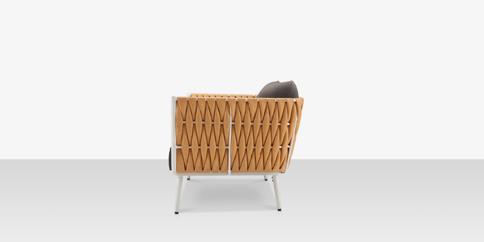 DecoScapes Aria 57" Aluminum Frame Loveseat